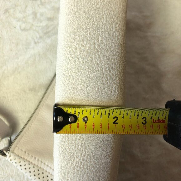 The Sak Camila Stone Perforated Leather Crossbody Handbag Purse - Picture 14 of 16